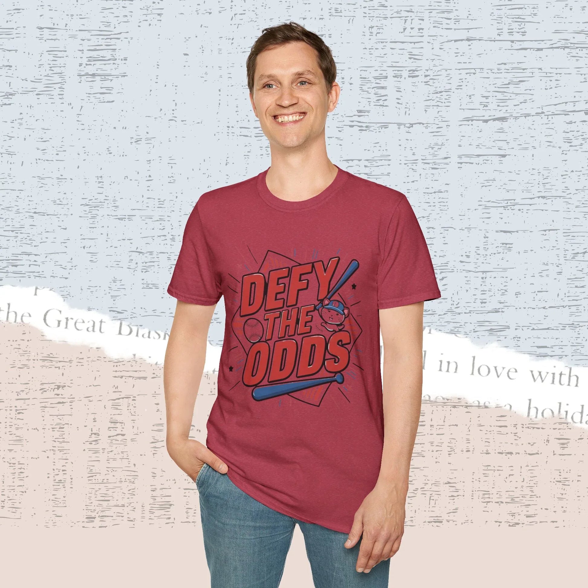 Defy The Odds Cotton Men Tee - Billien