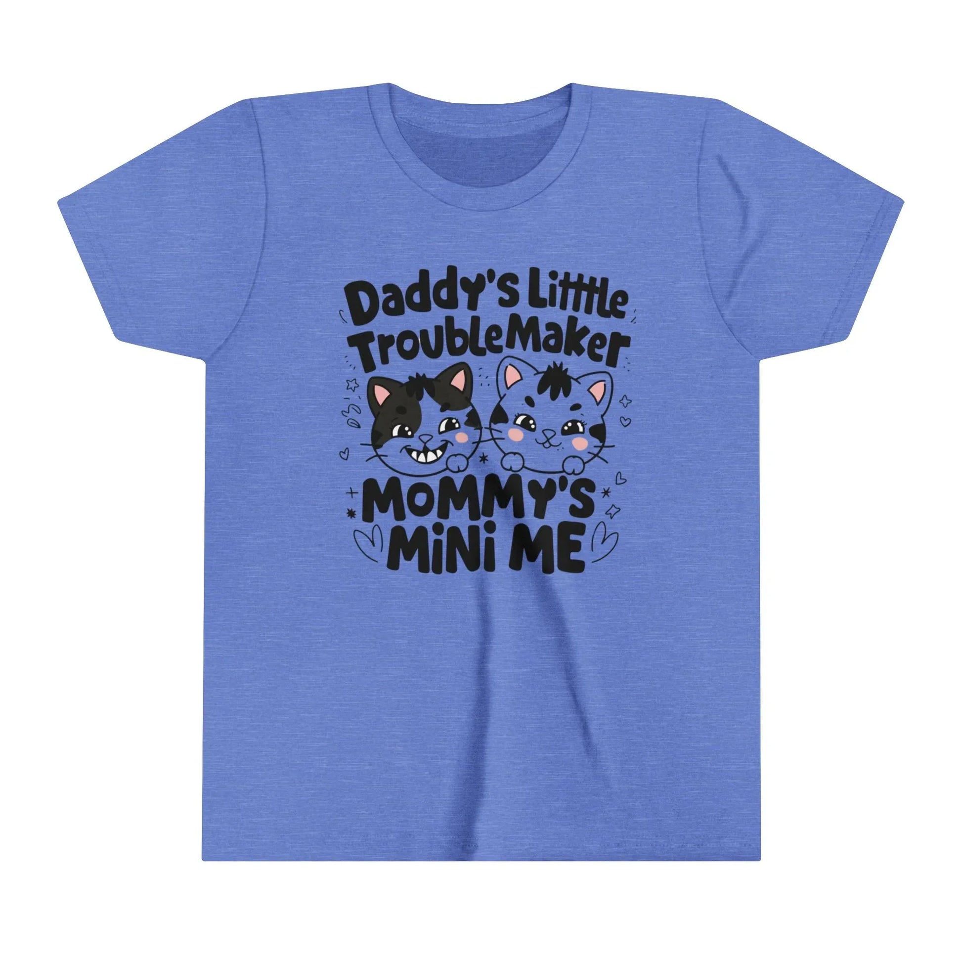 Daddy Little Troublemaker Youth Heavy Cotton T-Shirt - Billien