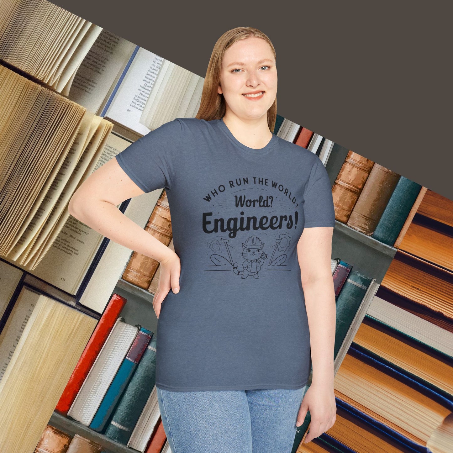 Who Build World Cotton T-Shirt