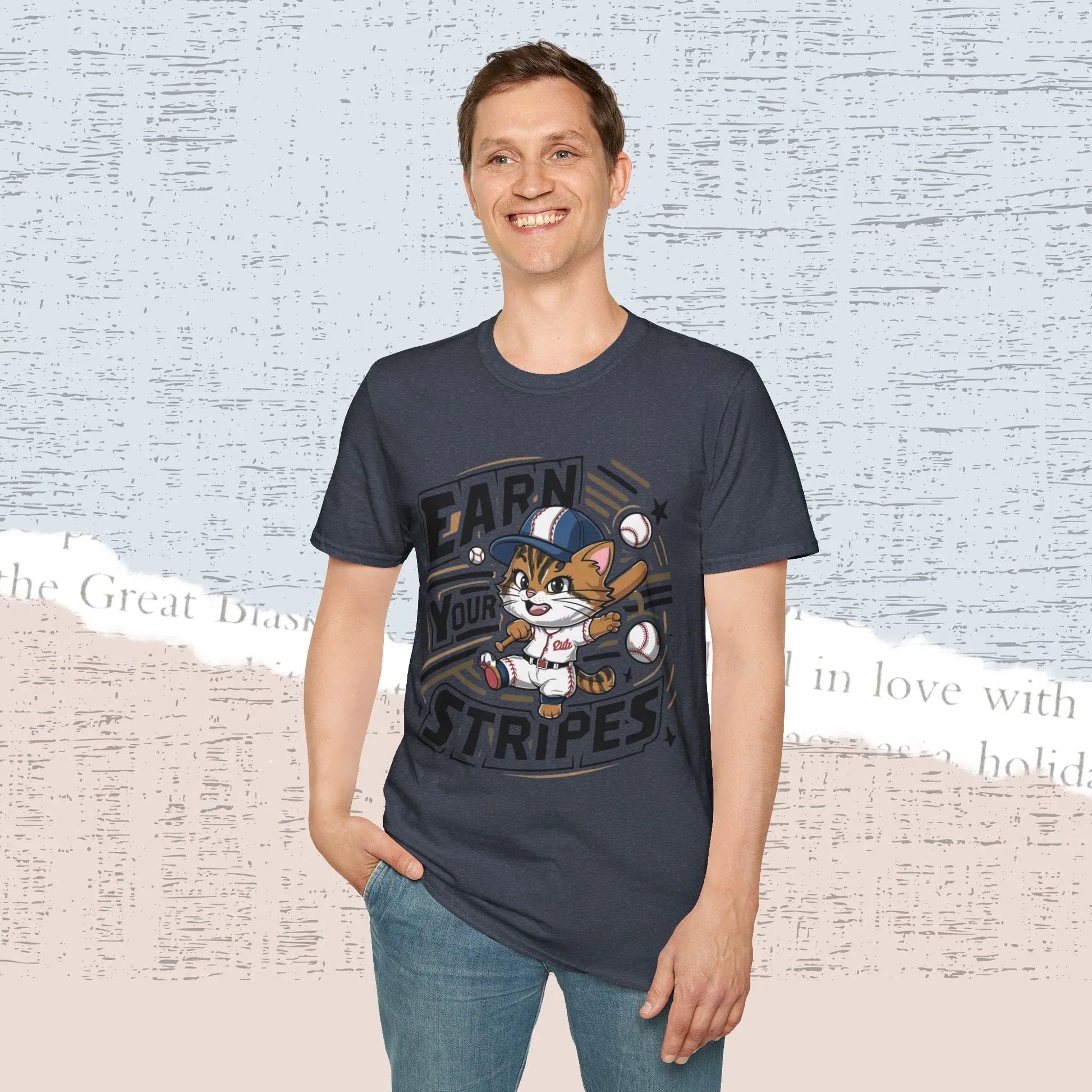 Earn Your Stripe Cotton Men Tee - Billien