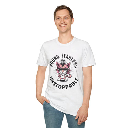 Young Fearless Unstoppable Cotton Men Tee - Billien