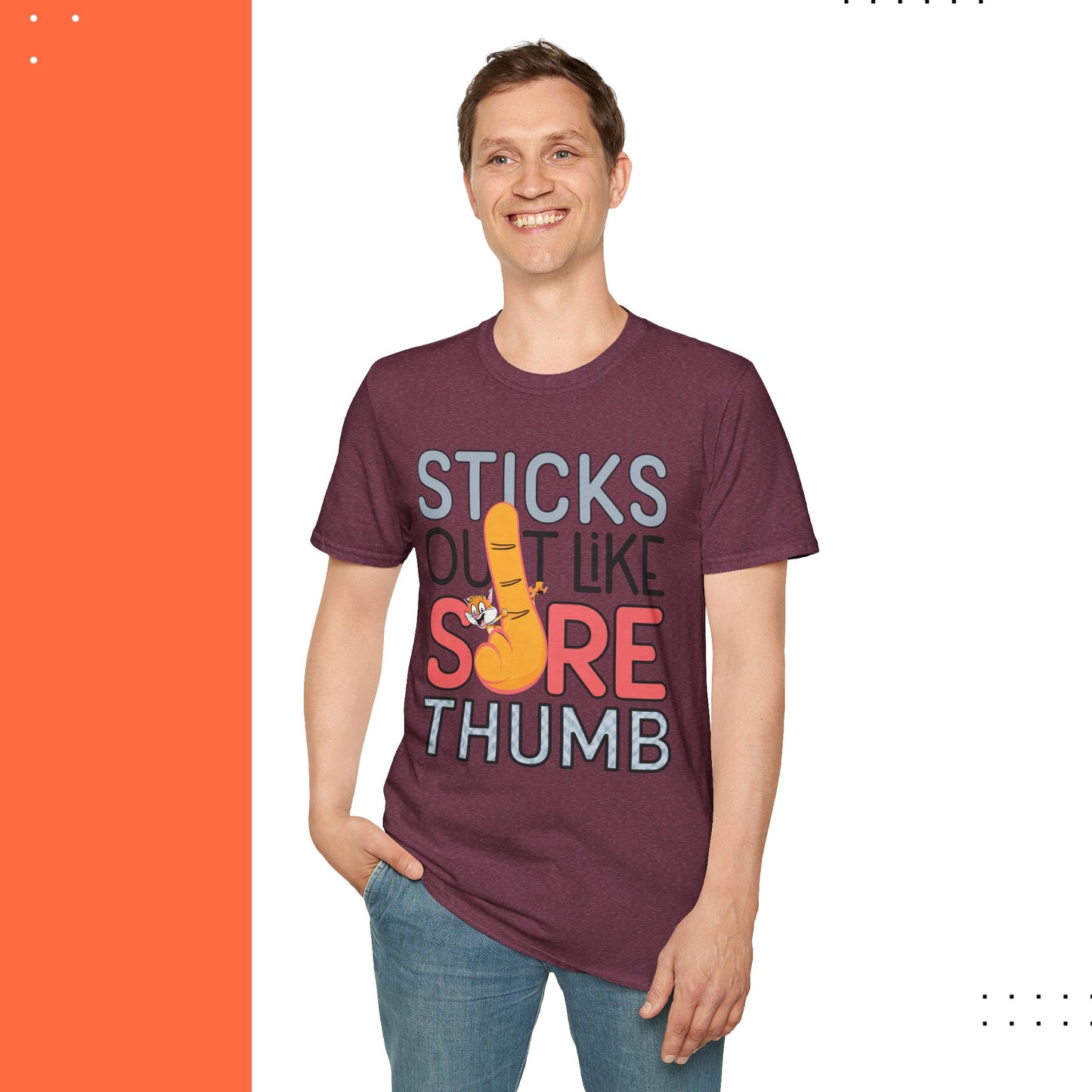 Stick Out Sore Throat Cotton T-Shirt