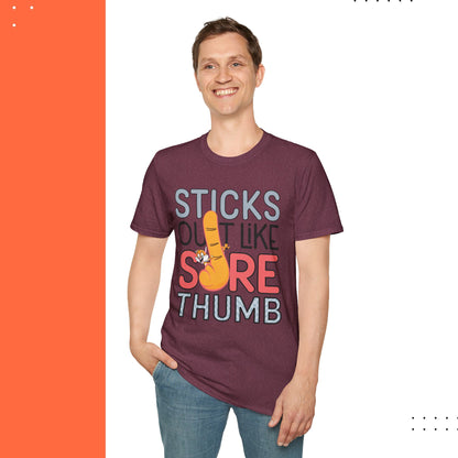 Stick Out Sore Throat Cotton T-Shirt