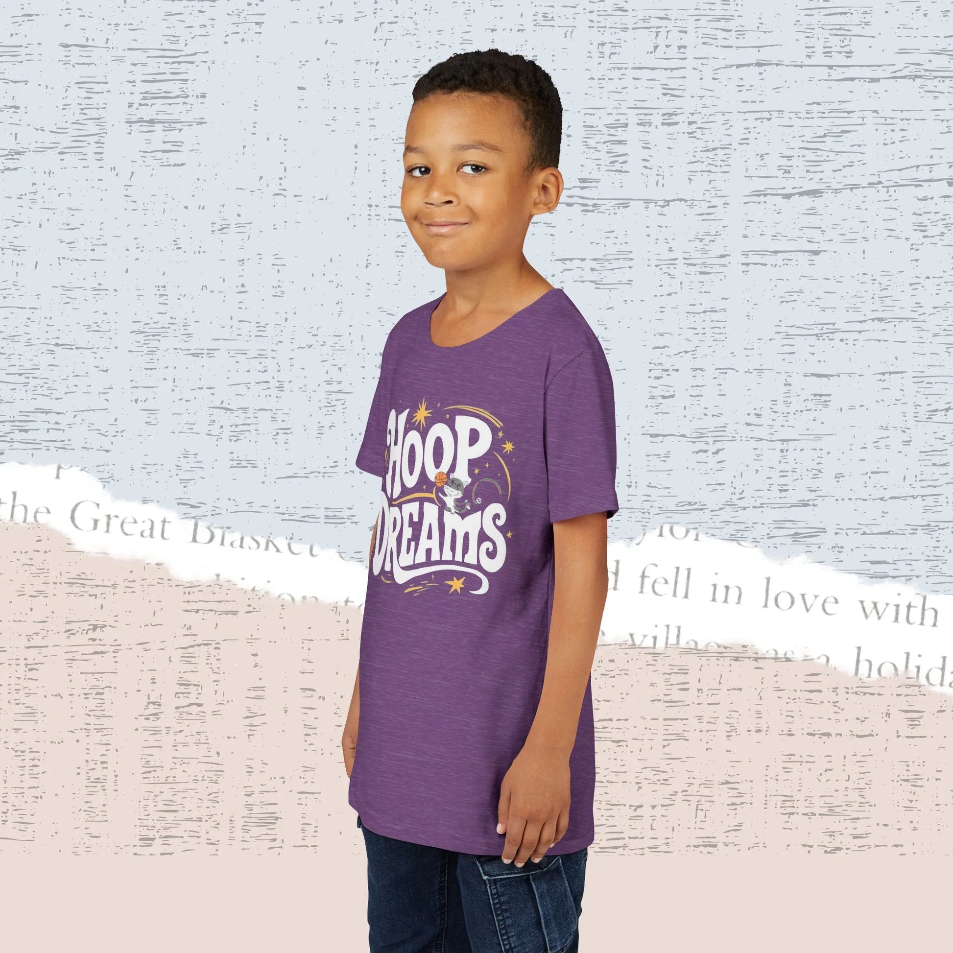 Hoop Dreams Youth Heavy Cotton T-Shirt - Billien