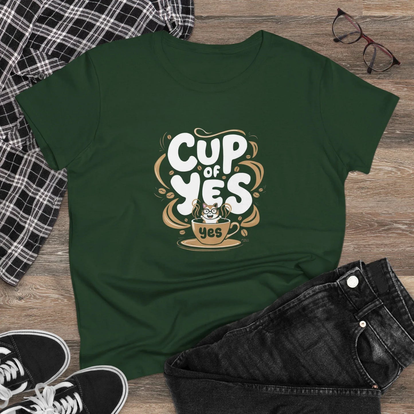 Cup of Yes Coffee Lover Women T-Shirt - Billien