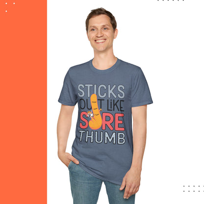 Stick Out Sore Throat Cotton T-Shirt