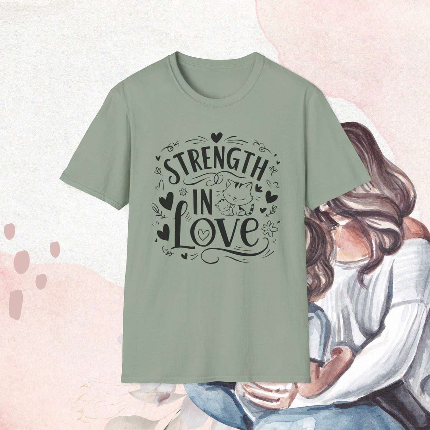 Strength In Love Cotton T-Shirt