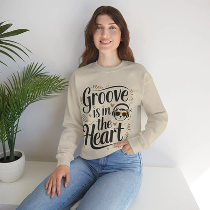 Groove In The Heart Ultra Cotton Crewneck Sweatshirt - Billien
