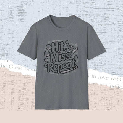 Hit Miss Repeat Cotton Men Tee