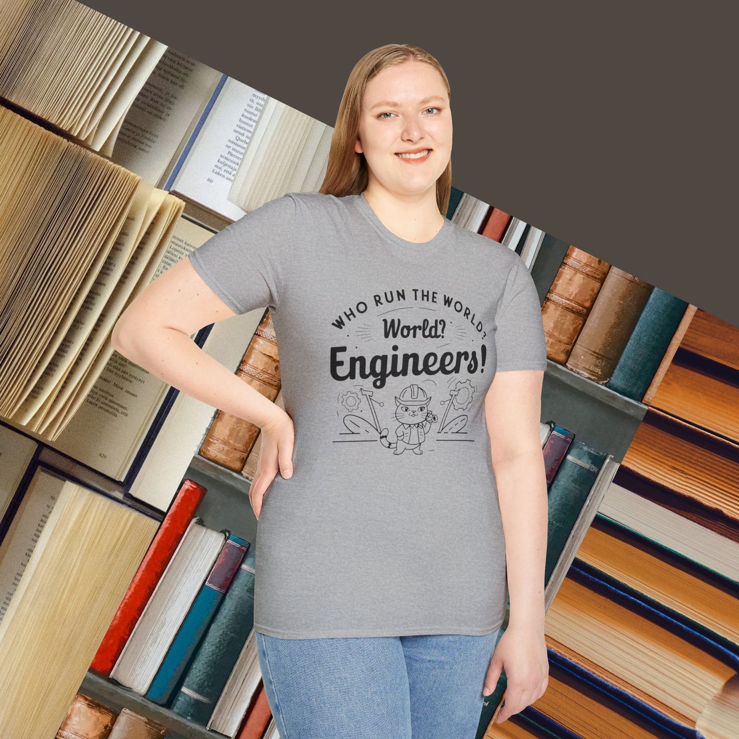 Who Build World Cotton T-Shirt