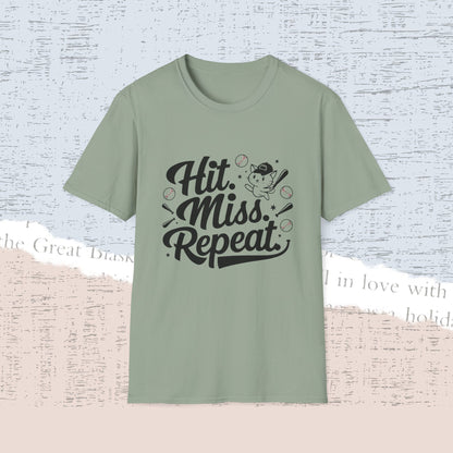 Hit Miss Repeat Cotton Men Tee