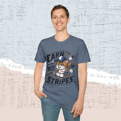 Earn Your Stripe Cotton Men Tee - Billien