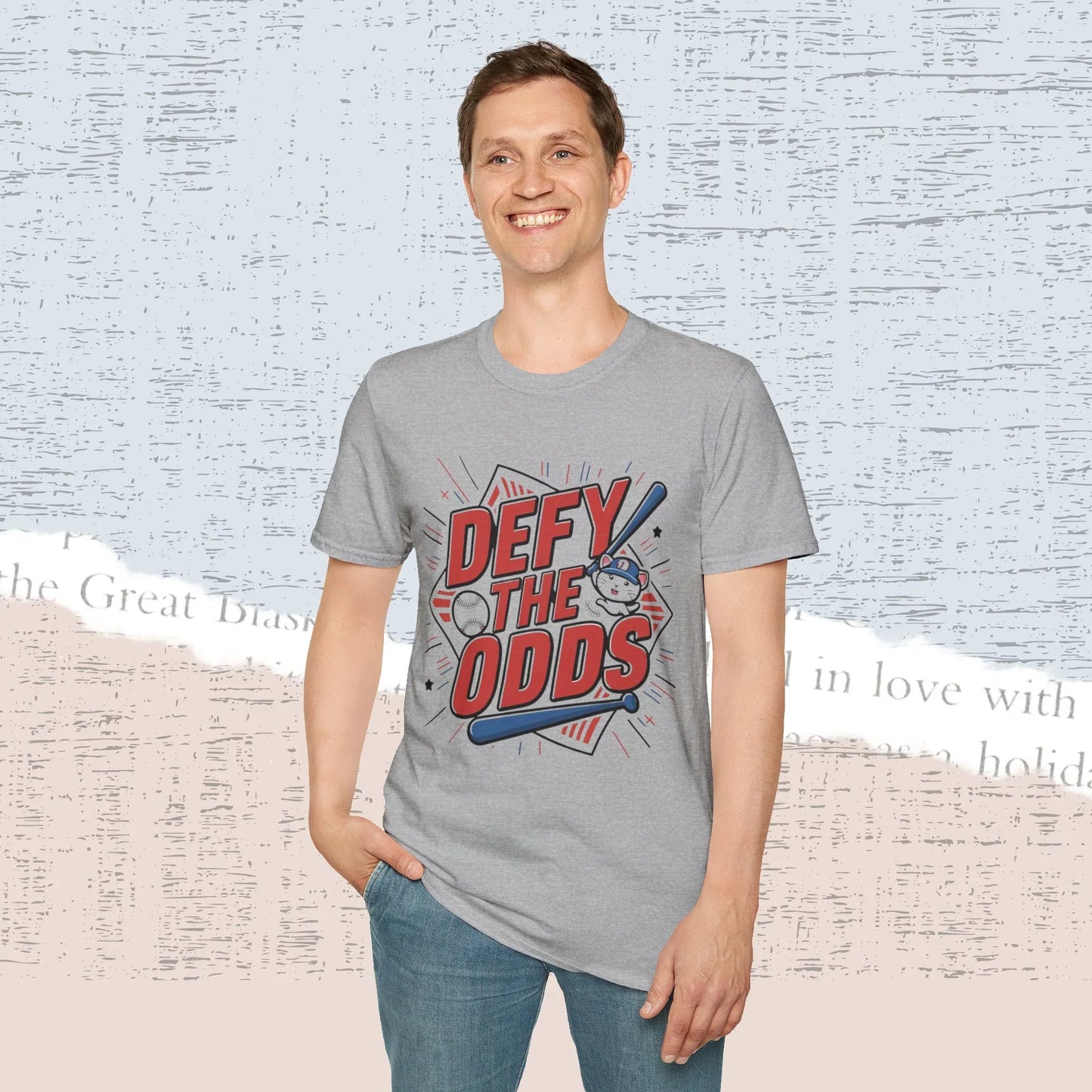Defy The Odds Cotton Men Tee - Billien