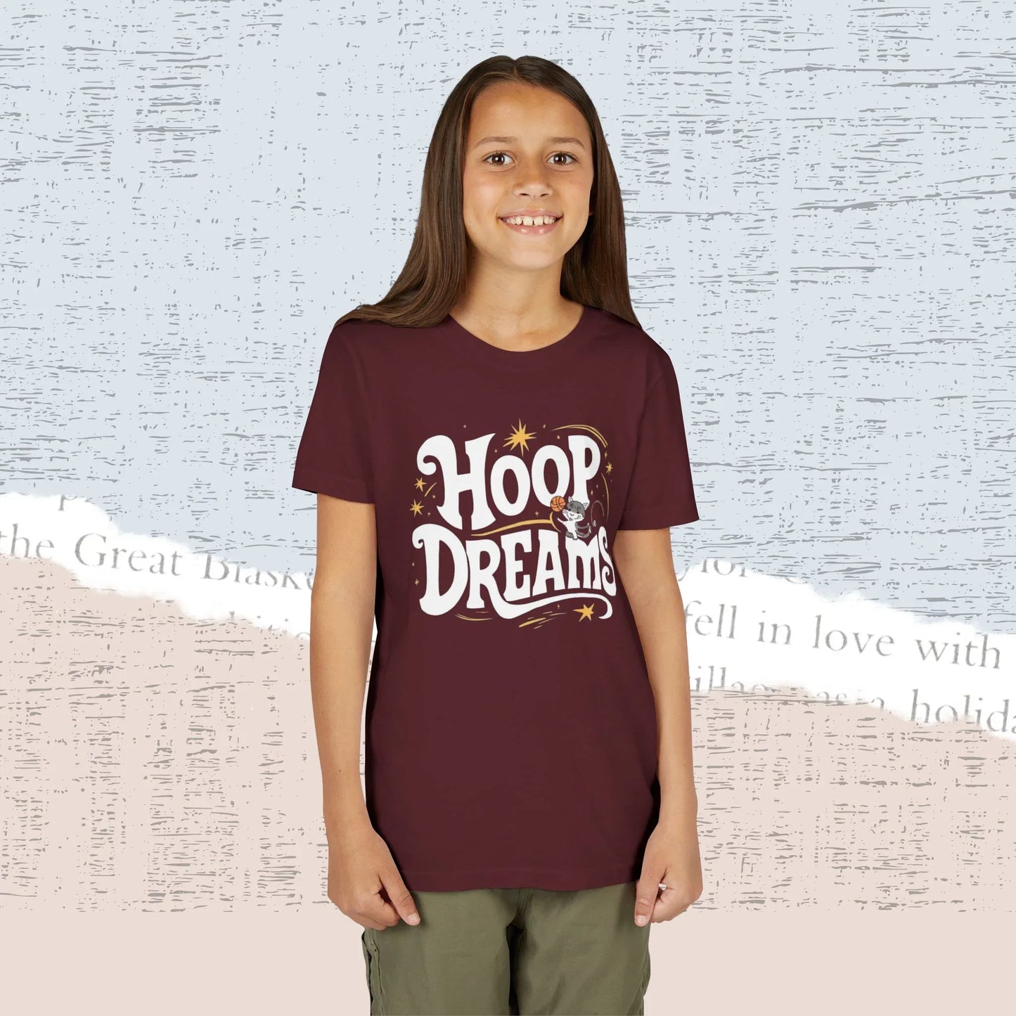 Hoop Dreams Youth Heavy Cotton T-Shirt - Billien