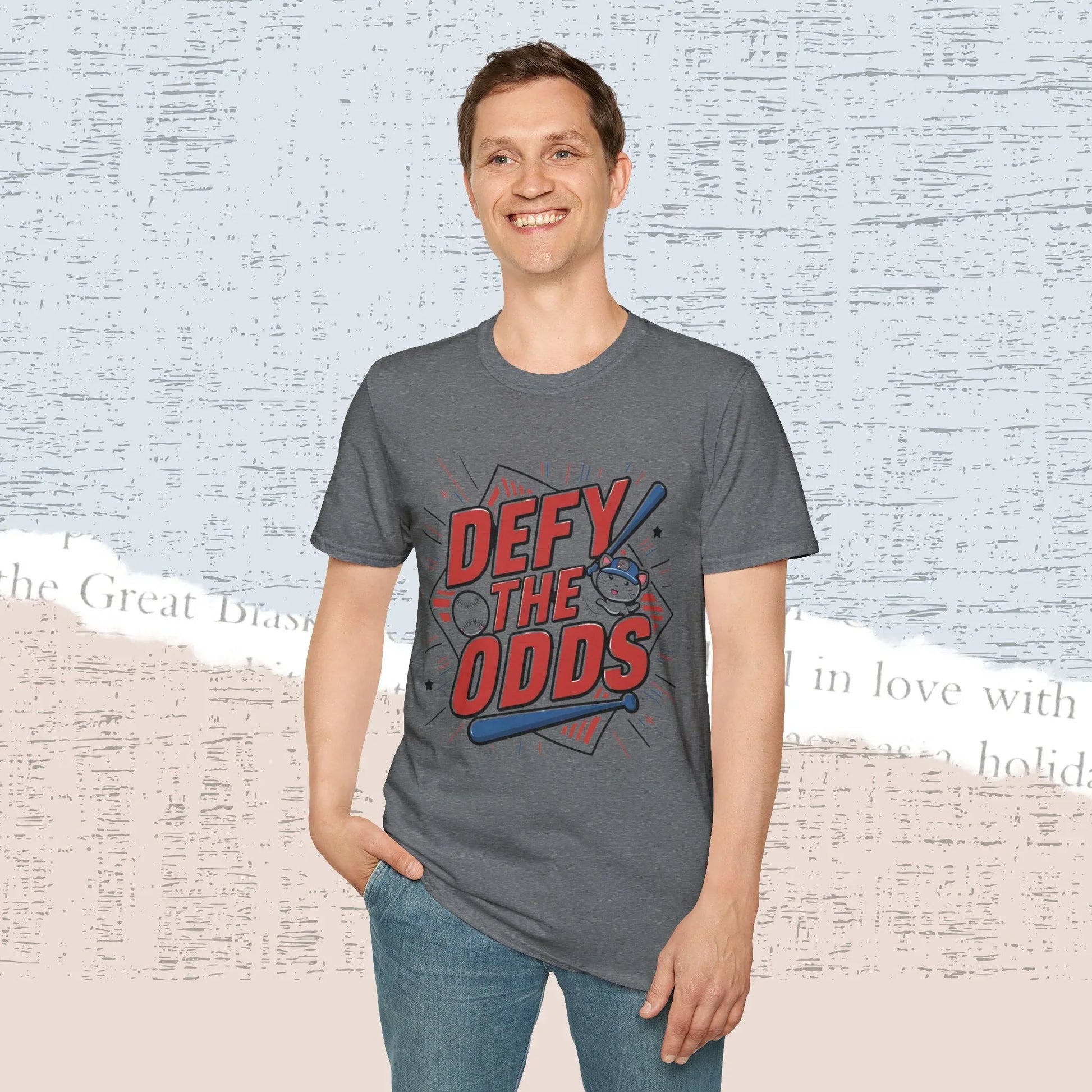 Defy The Odds Cotton Men Tee - Billien