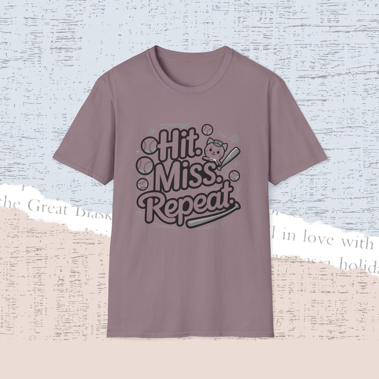 Hit Miss Repeat Cotton Men Tee