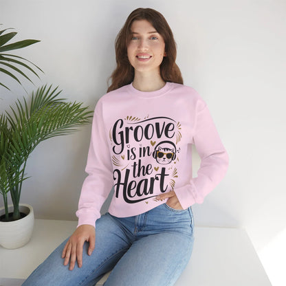 Groove In The Heart Ultra Cotton Crewneck Sweatshirt - Billien