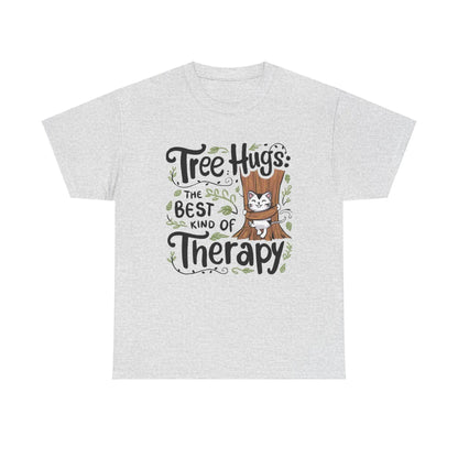 Tree Hugs Best Kind of Therapy Cotton T-Shirts - Billien