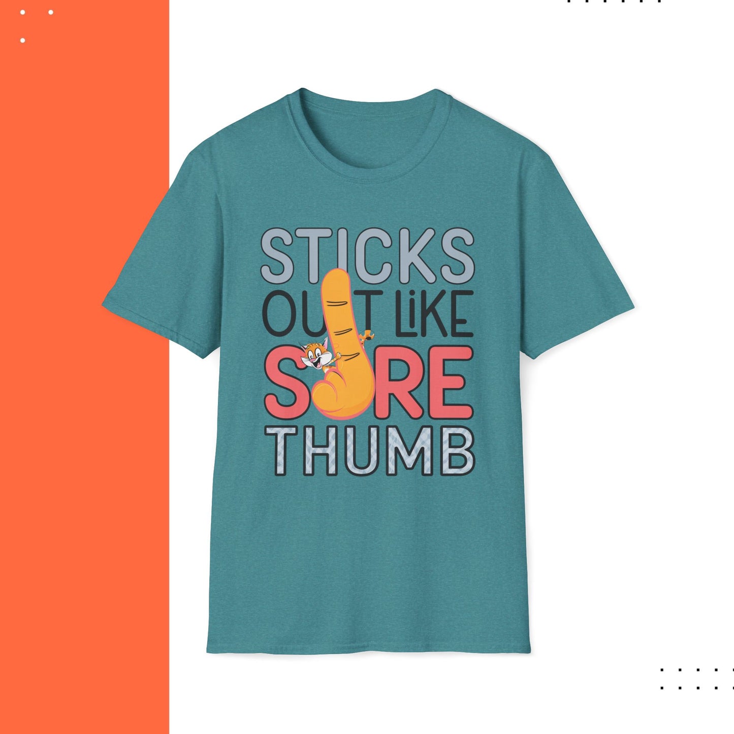 Stick Out Sore Throat Cotton T-Shirt