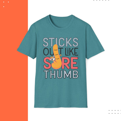 Stick Out Sore Throat Cotton T-Shirt