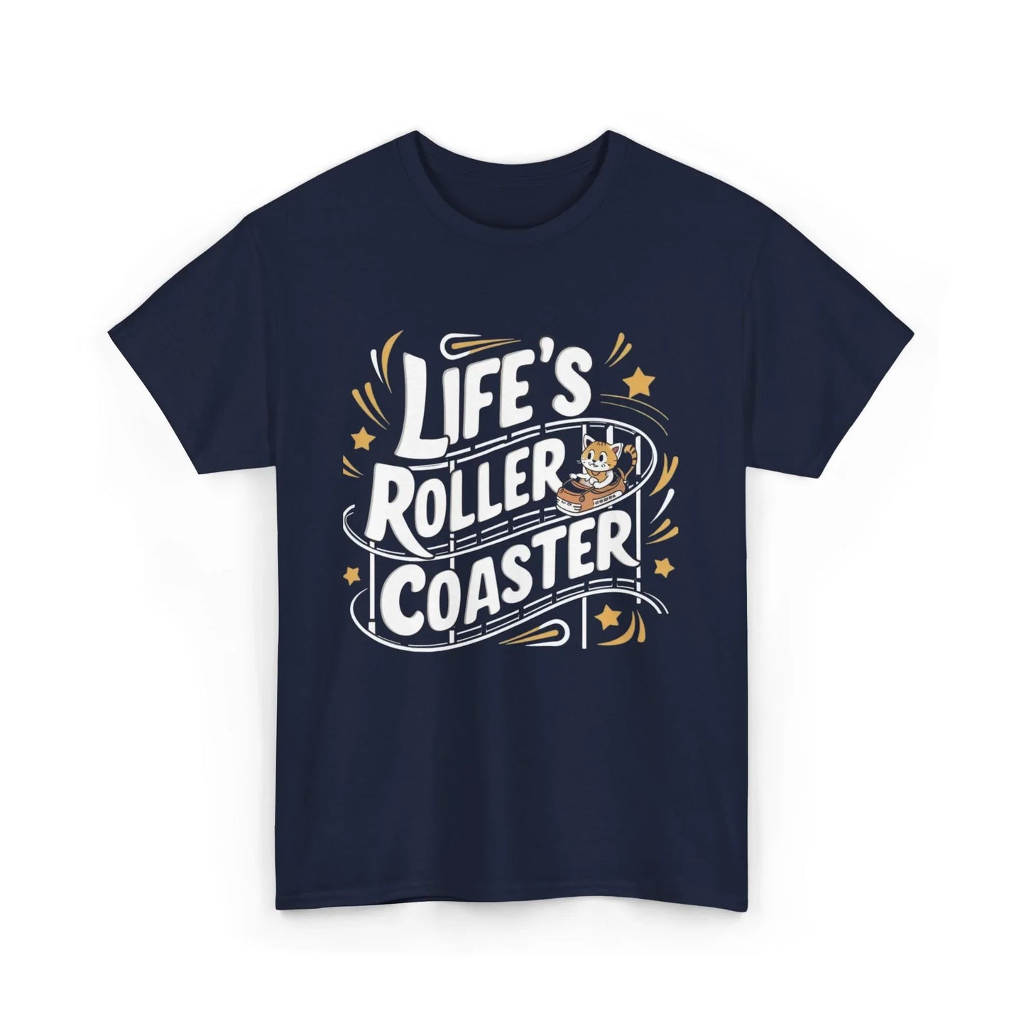 Life Roller Coaster Cotton Tshirt - Billien