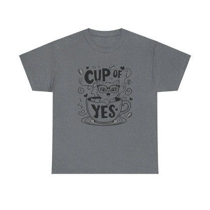 Cup Of Yes Coffee Unisex Cotton T-Shirt - Billien