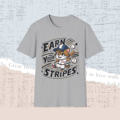 Earn Your Stripe Cotton Men Tee - Billien