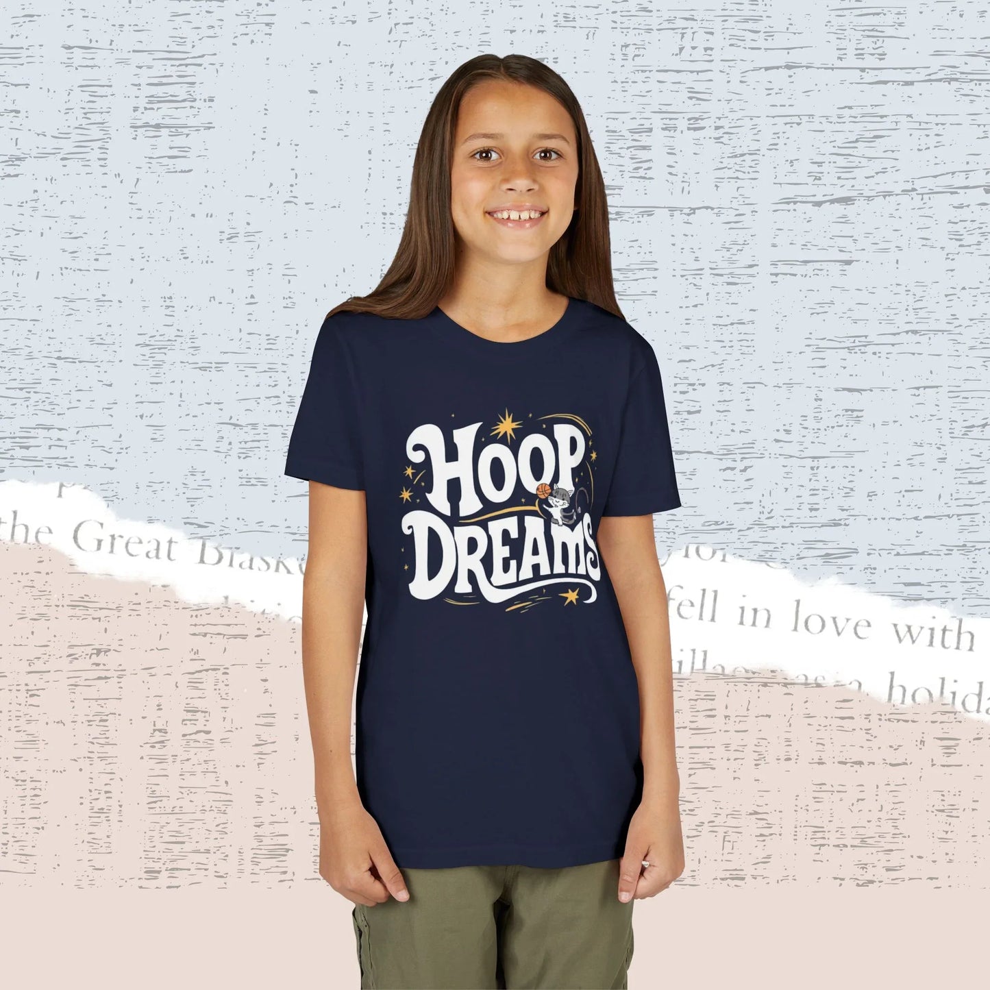 Hoop Dreams Youth Heavy Cotton T-Shirt - Billien