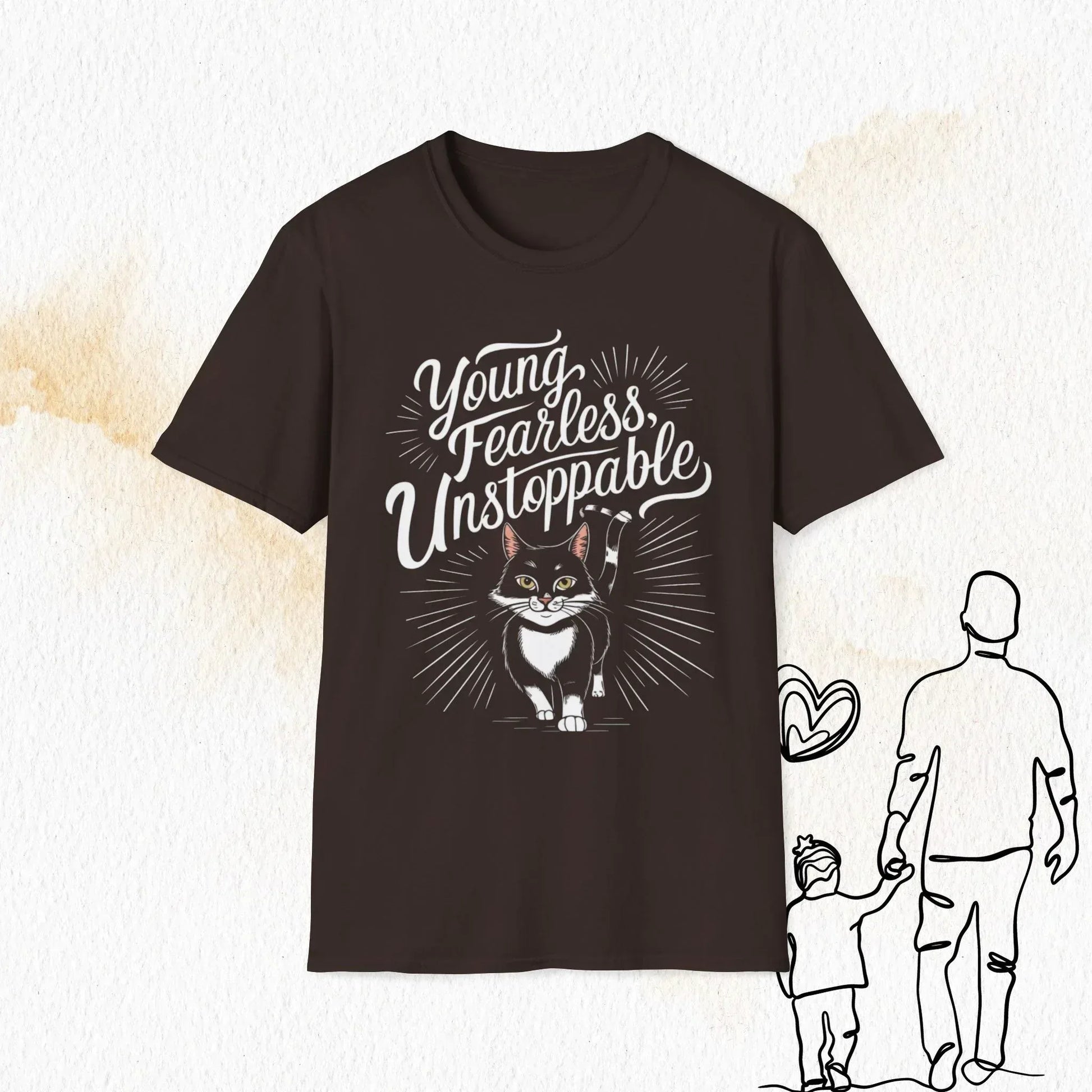 Young Fearless Unstoppable Crew Neck Cotton Men Tshirt - Billien