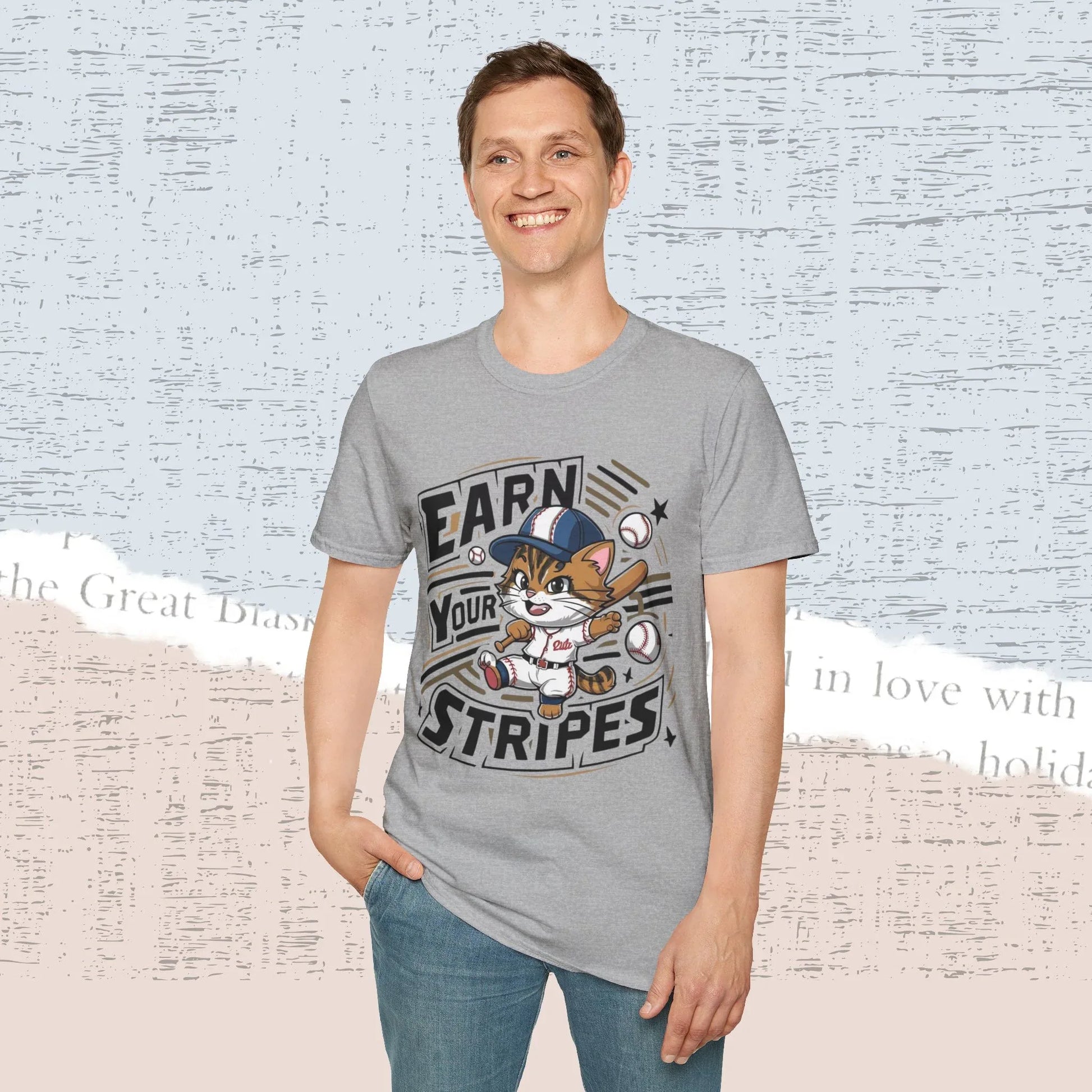 Earn Your Stripe Cotton Men Tee - Billien