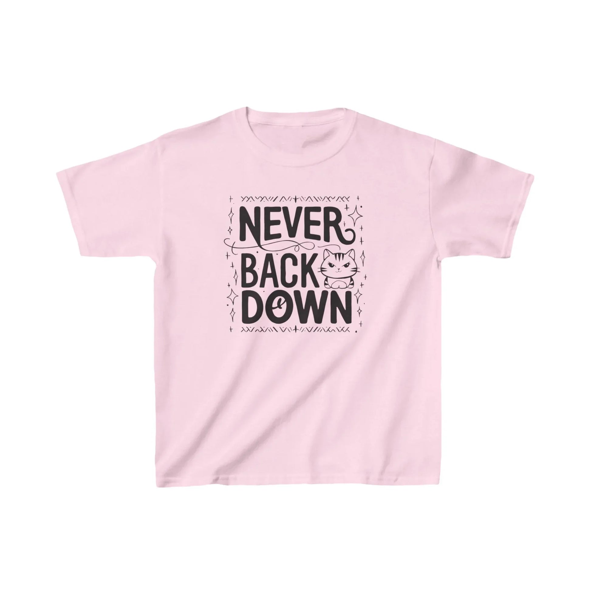 Never Back Down Kid Cotton T-Shirt - Billien