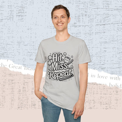 Hit Miss Repeat Cotton Men Tee