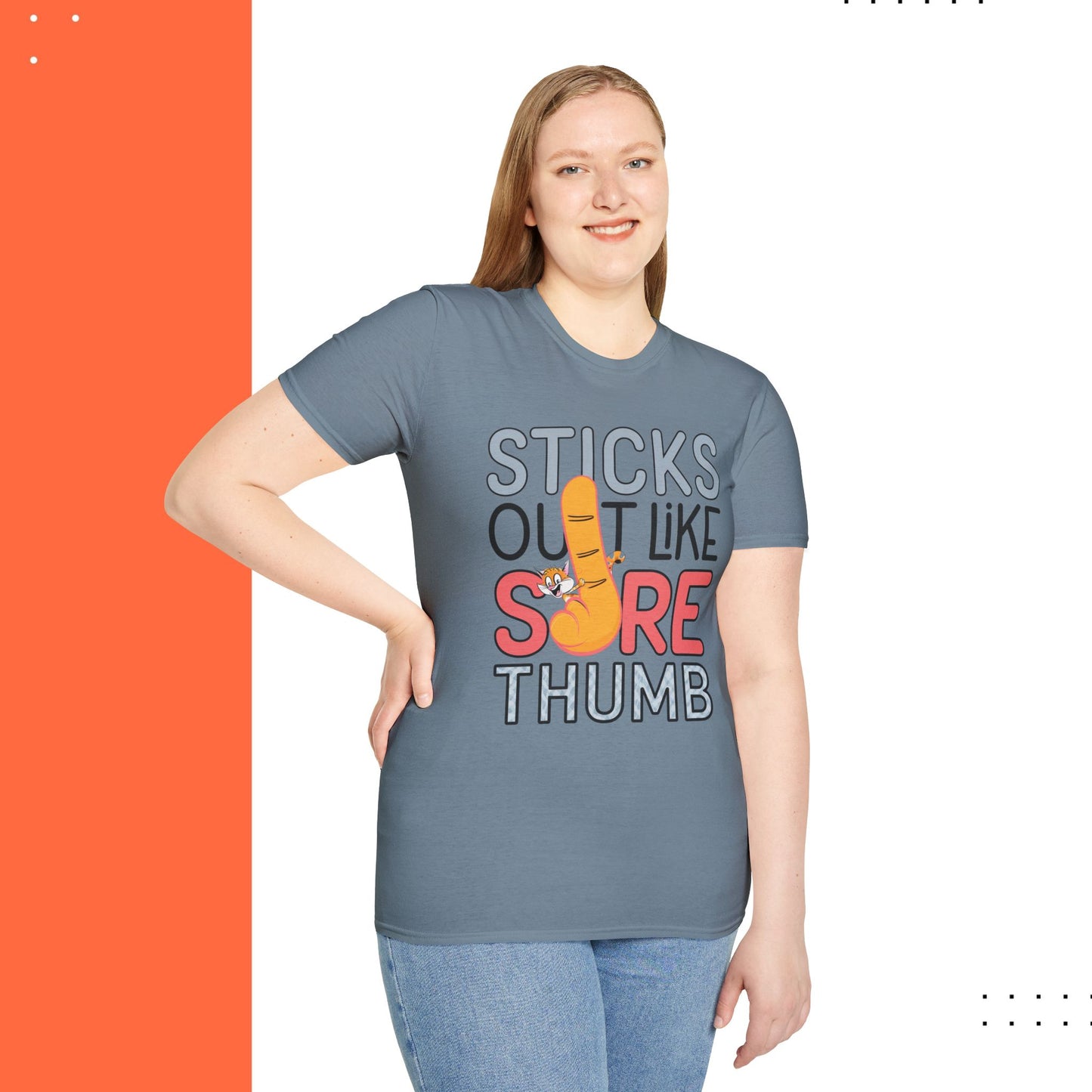 Stick Out Sore Throat Cotton T-Shirt