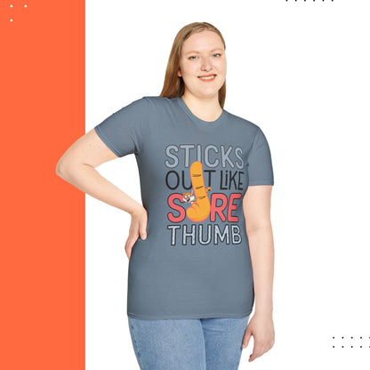 Stick Out Sore Throat Cotton T-Shirt