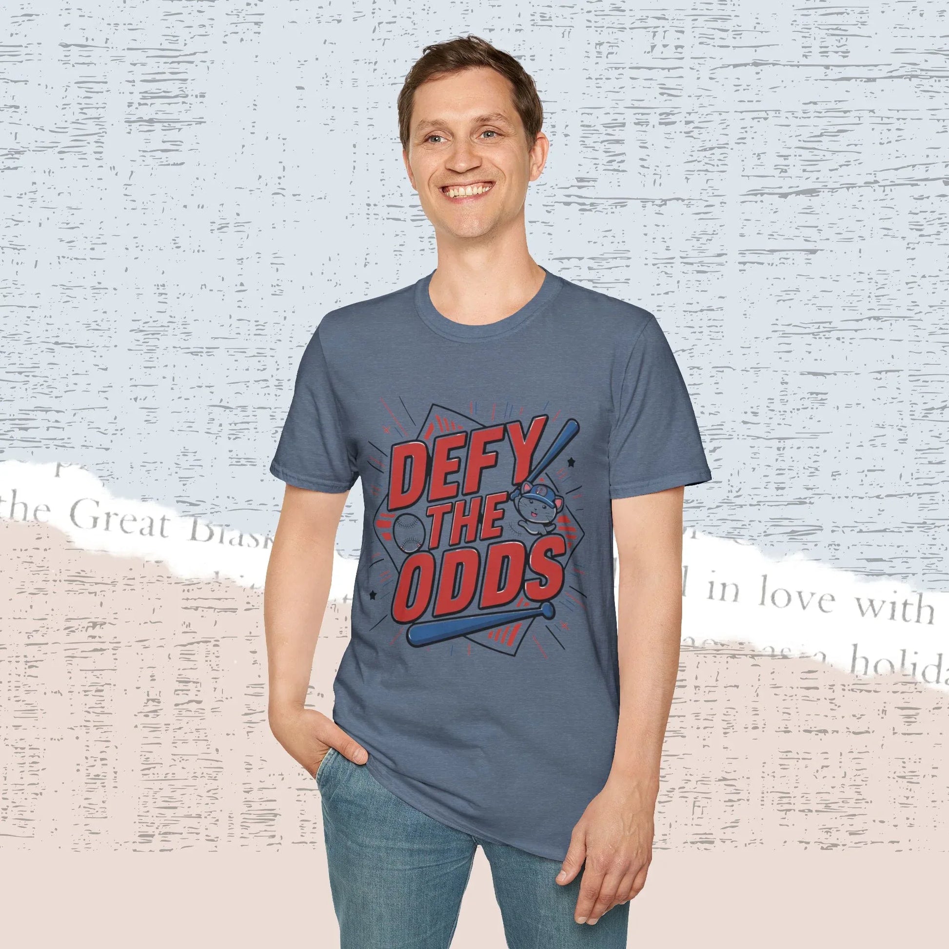 Defy The Odds Cotton Men Tee - Billien