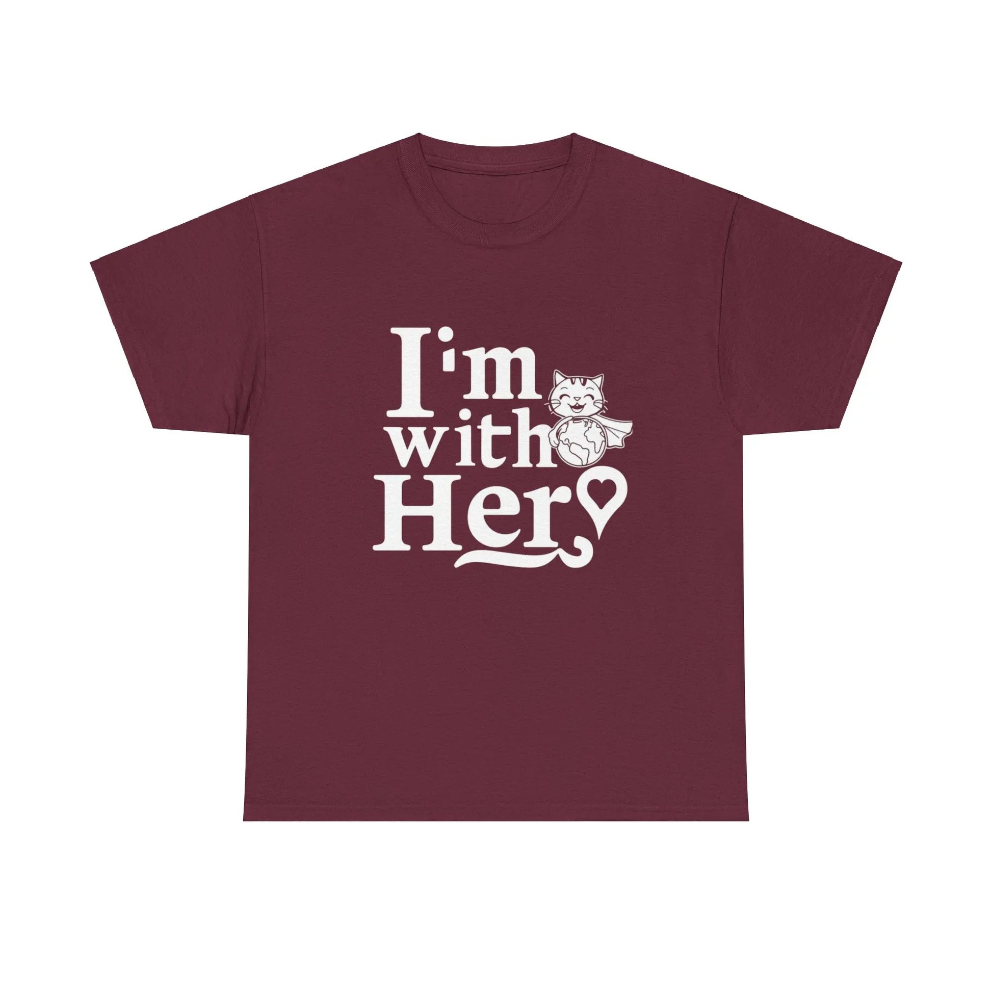 I am With Her Cotton T-Shirt - Billien