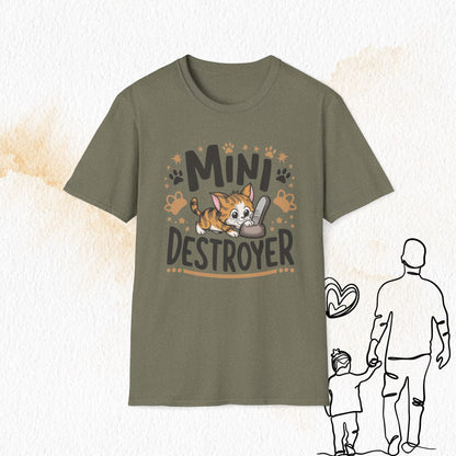 Mini Destroyer Cotton Men T-Shirt
