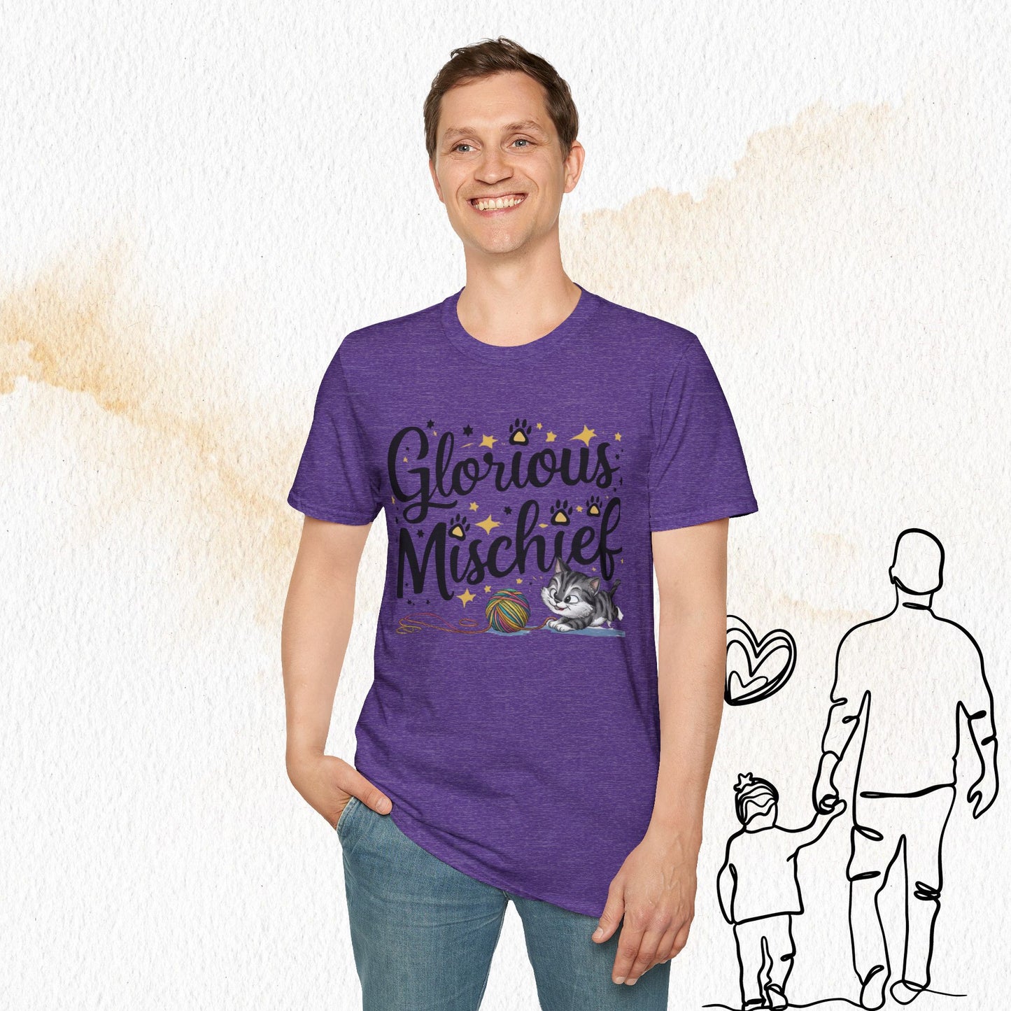 Glorious Mischief Cotton Men T-Shirt
