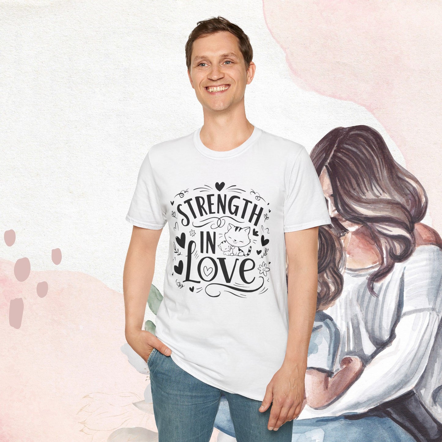 Strength In Love Cotton T-Shirt