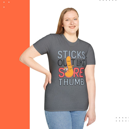 Stick Out Sore Throat Cotton T-Shirt