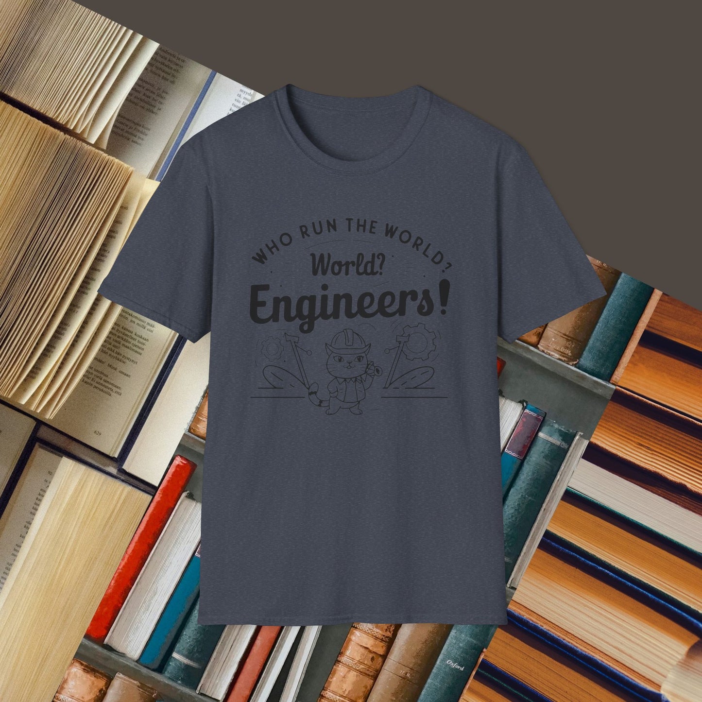 Who Build World Cotton T-Shirt