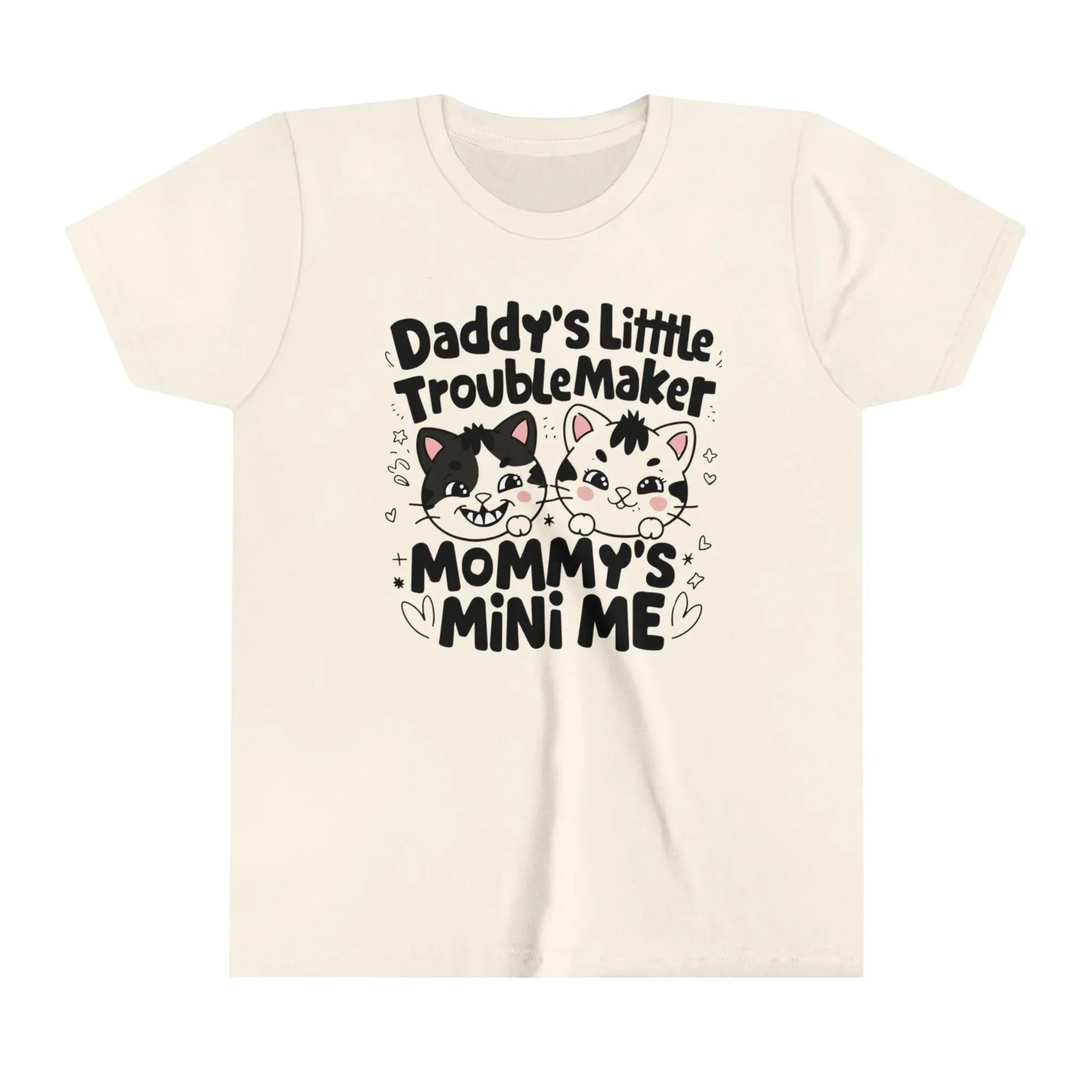 Daddy Little Troublemaker Youth Heavy Cotton T-Shirt - Billien