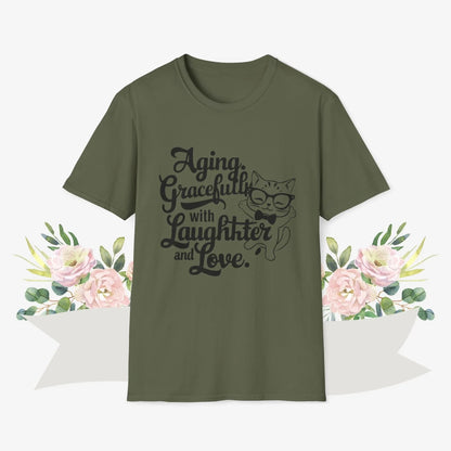 Aging Gracefully With Laughter and Love Cotton Men Tee - Billien