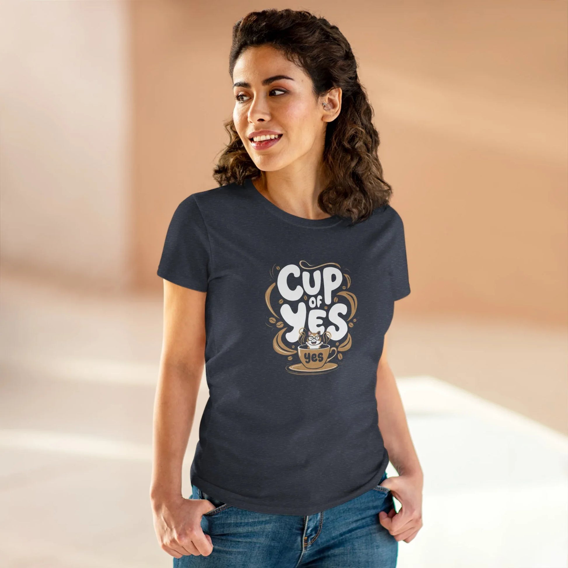 Cup of Yes Coffee Lover Women T-Shirt - Billien