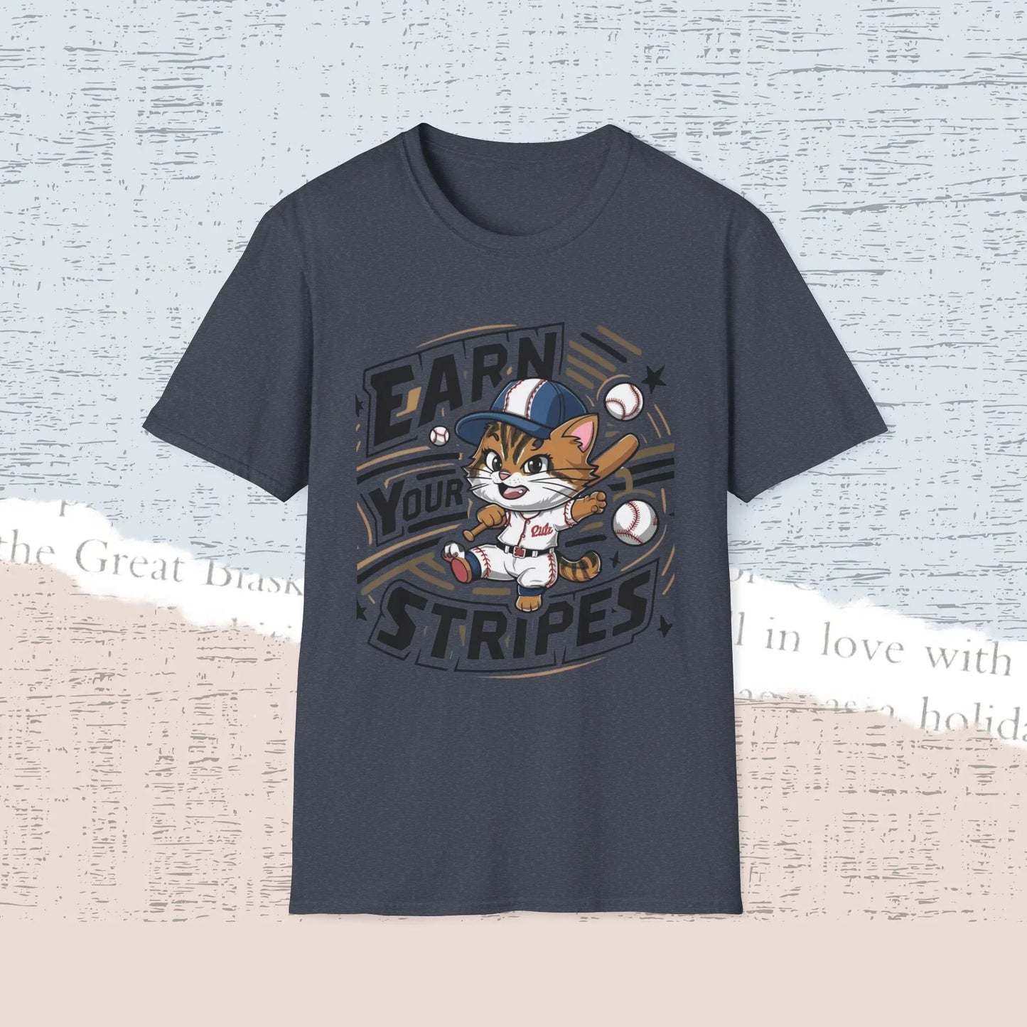 Earn Your Stripe Cotton Men Tee - Billien