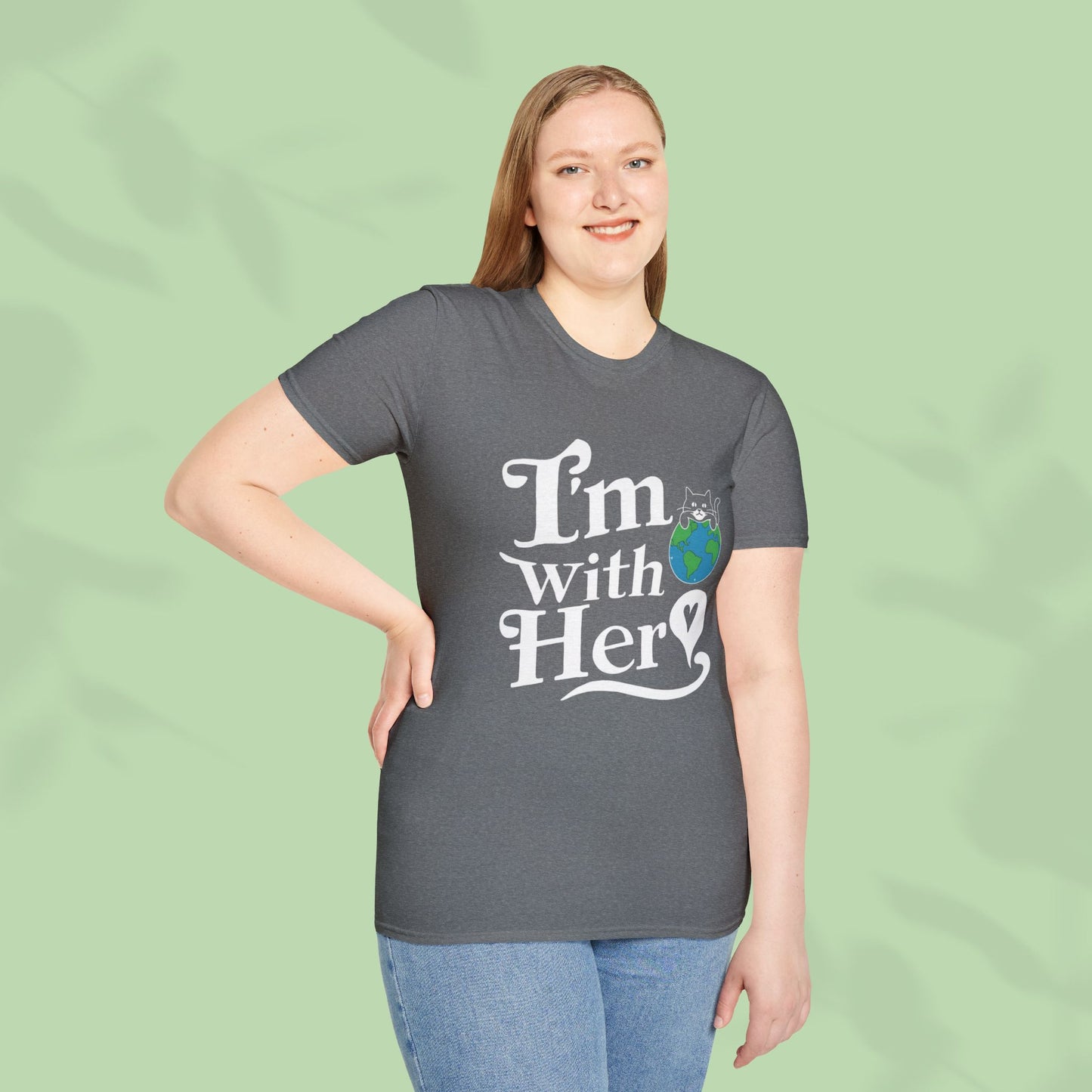 I am With Her Cotton Tee