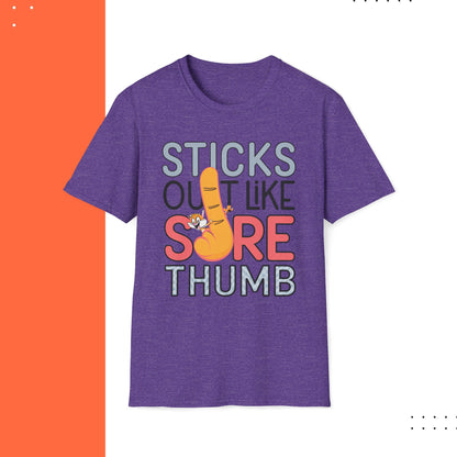 Stick Out Sore Throat Cotton T-Shirt