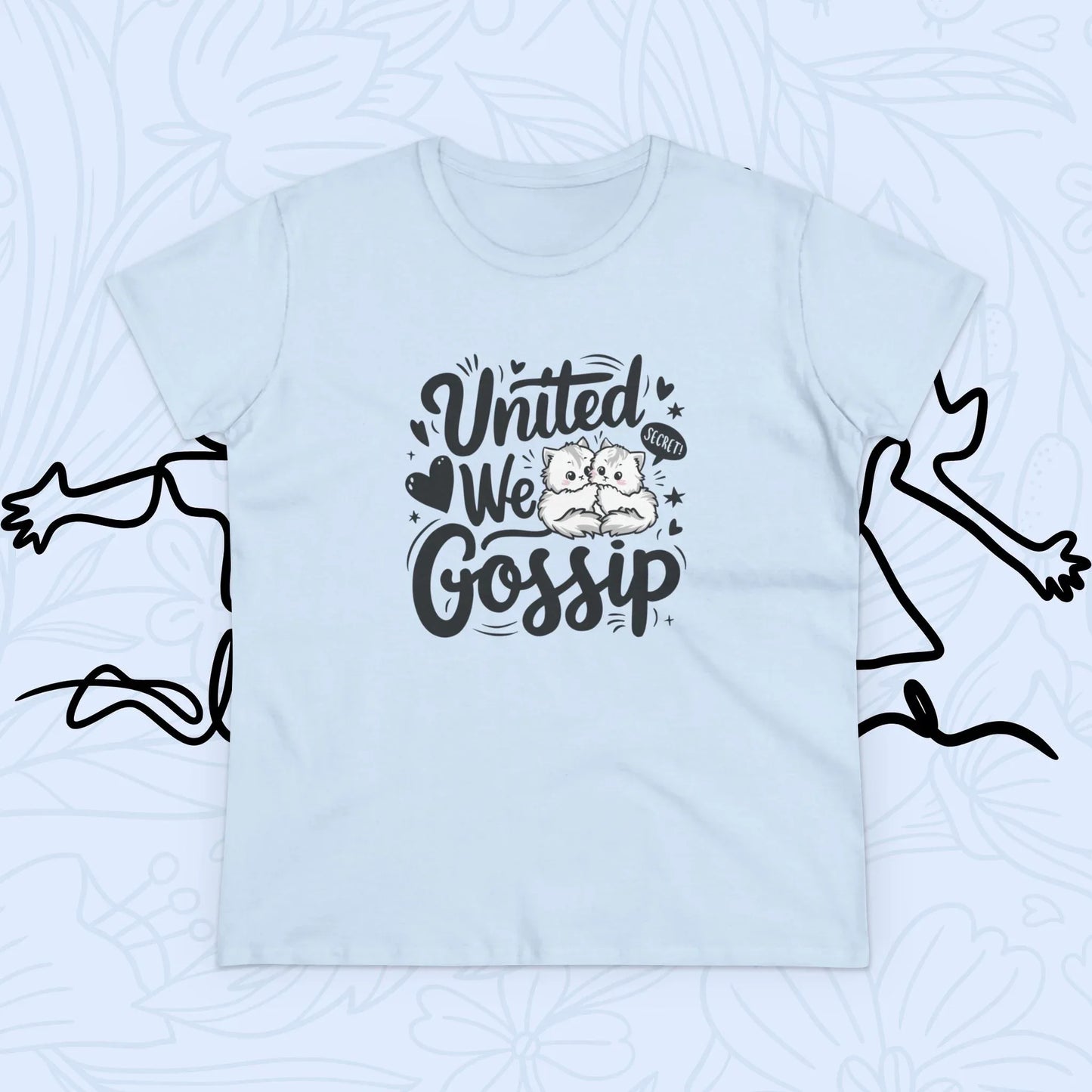 United We Gossip Women Cotton Tshirt - Billien