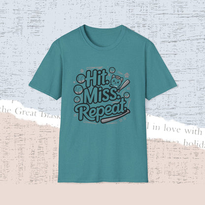 Hit Miss Repeat Cotton Men Tee