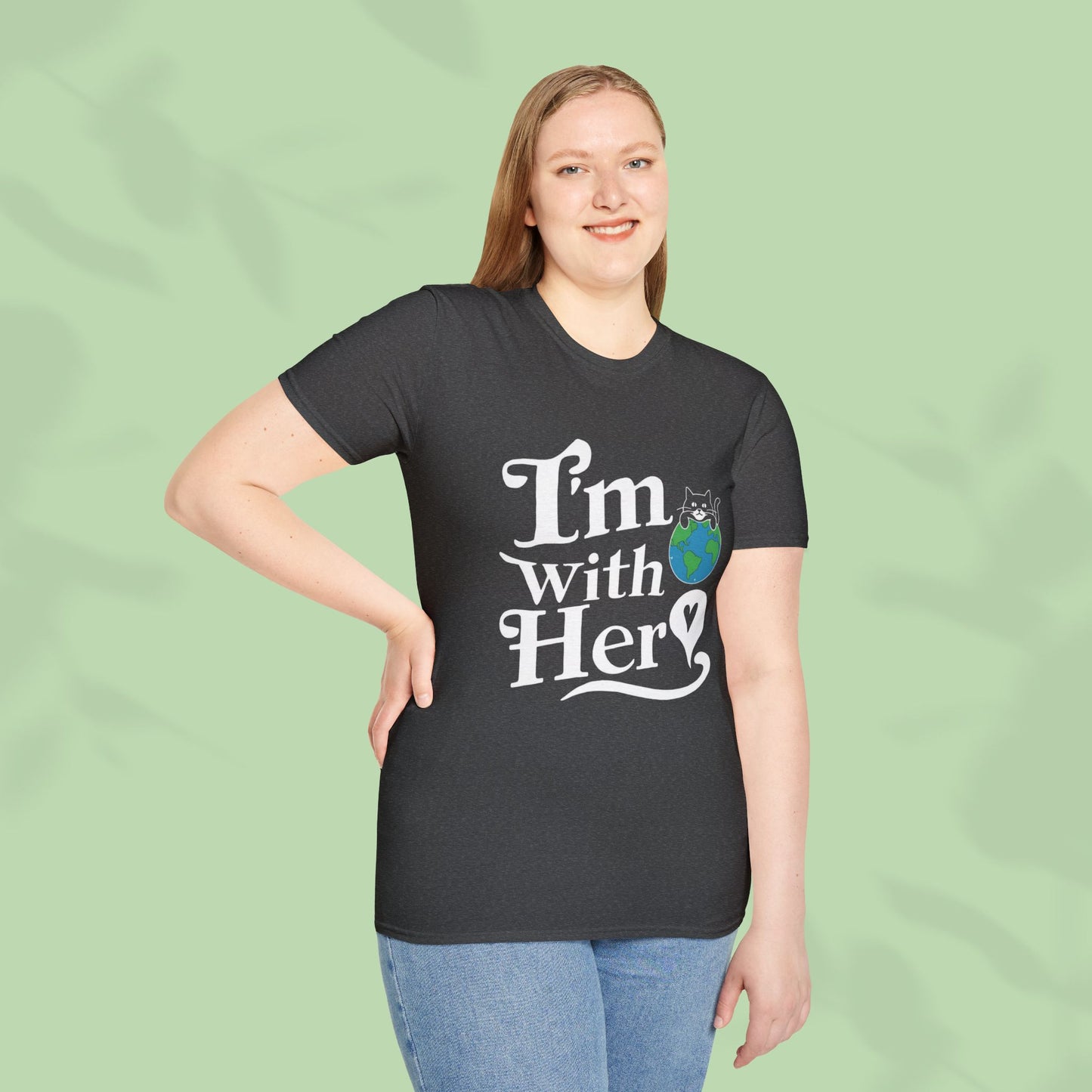 I am With Her Cotton Tee